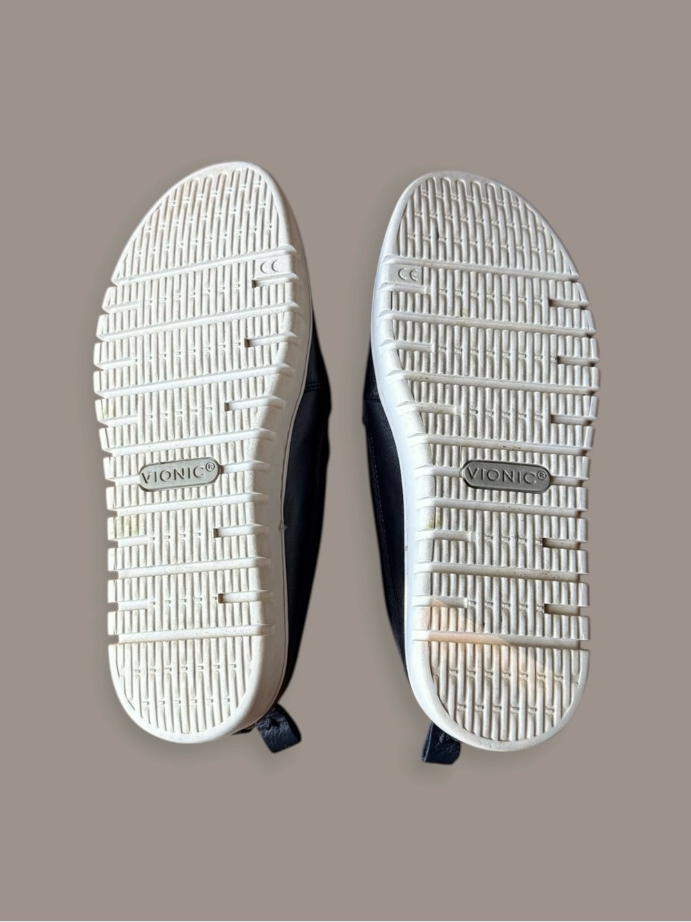 Vionic Uptown Slip-On Lug Sole Loafers in Black Leather - Picture 8 of 9